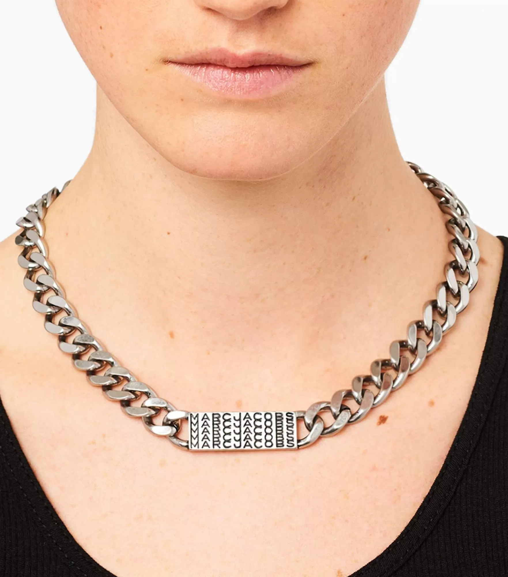 Marc Jacobs Necklaces<The Barcode Monogram Id Chain Necklace