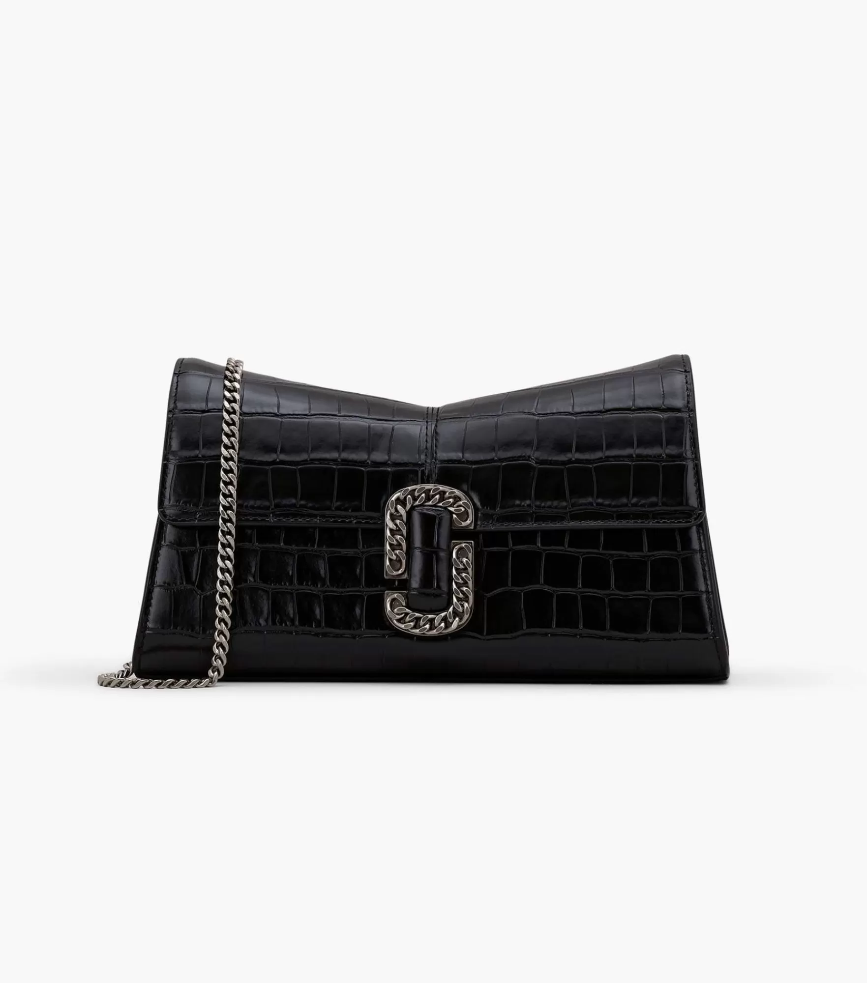 Marc Jacobs Shoulder Bags<The Croc-Embossed St. Marc Convertible Clutch