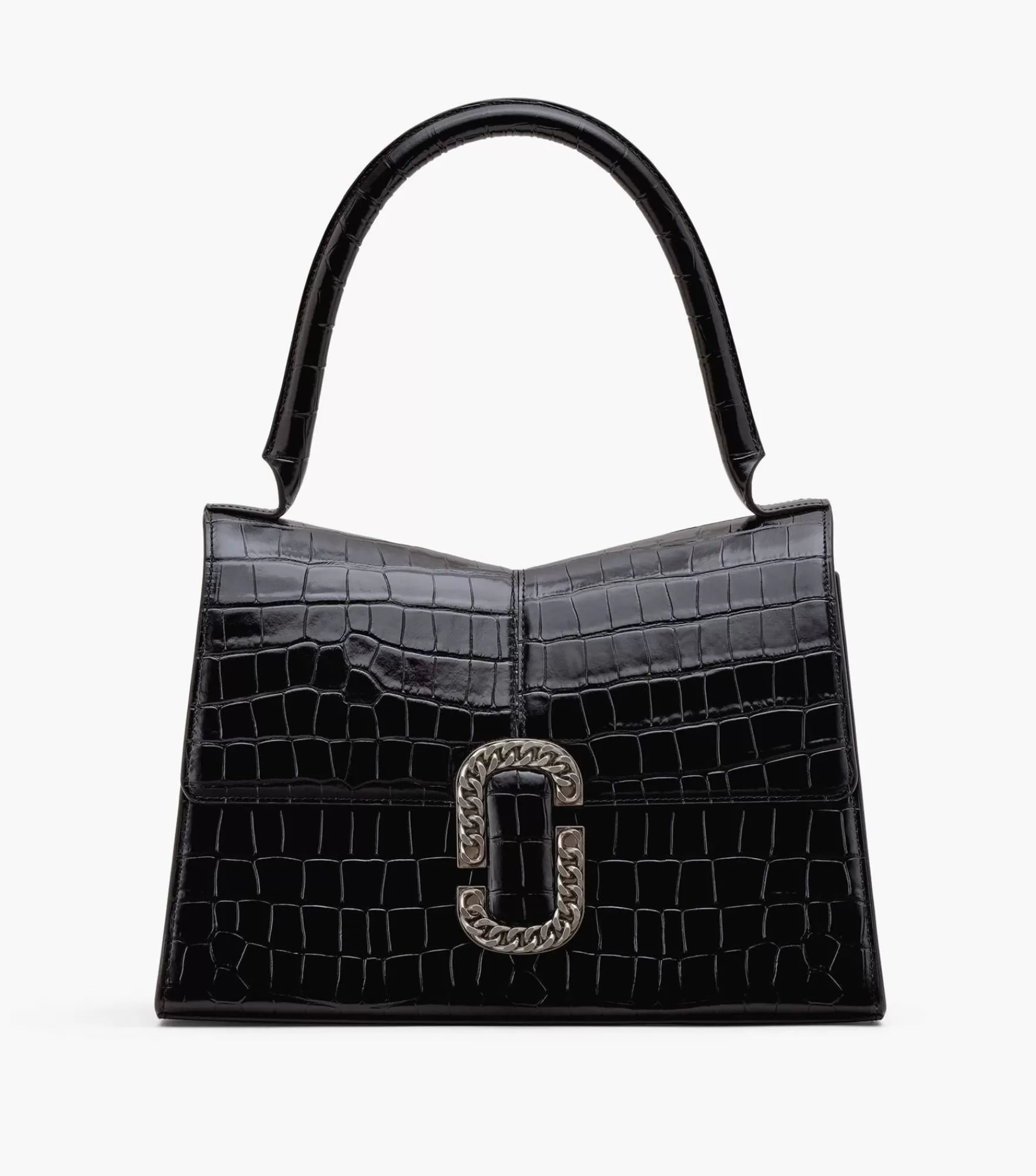 Marc Jacobs Top Handle Bags<The Croc-Embossed St. Marc Large Top Handle