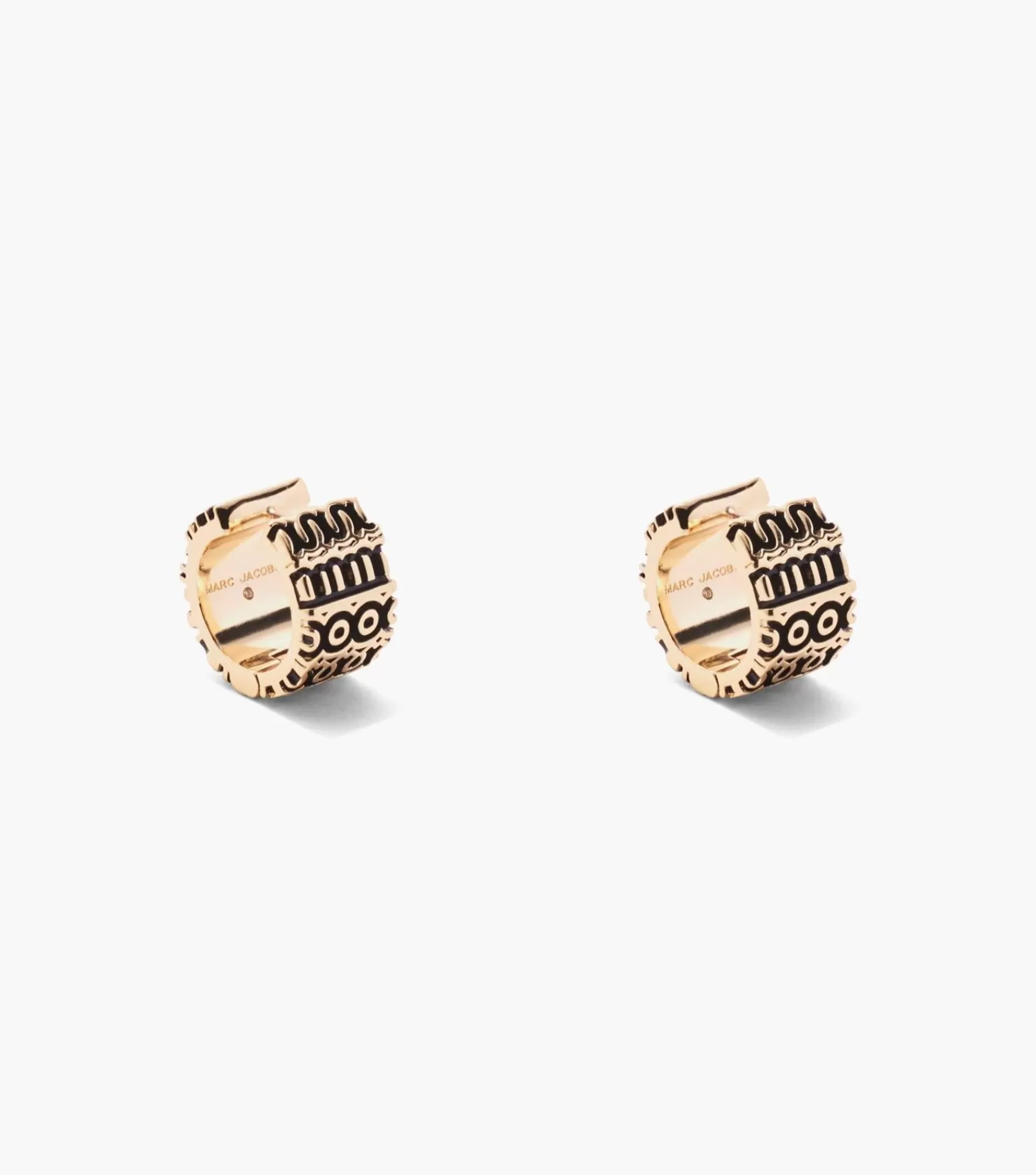 Marc Jacobs Earrings<The Monogram Engraved Hoops