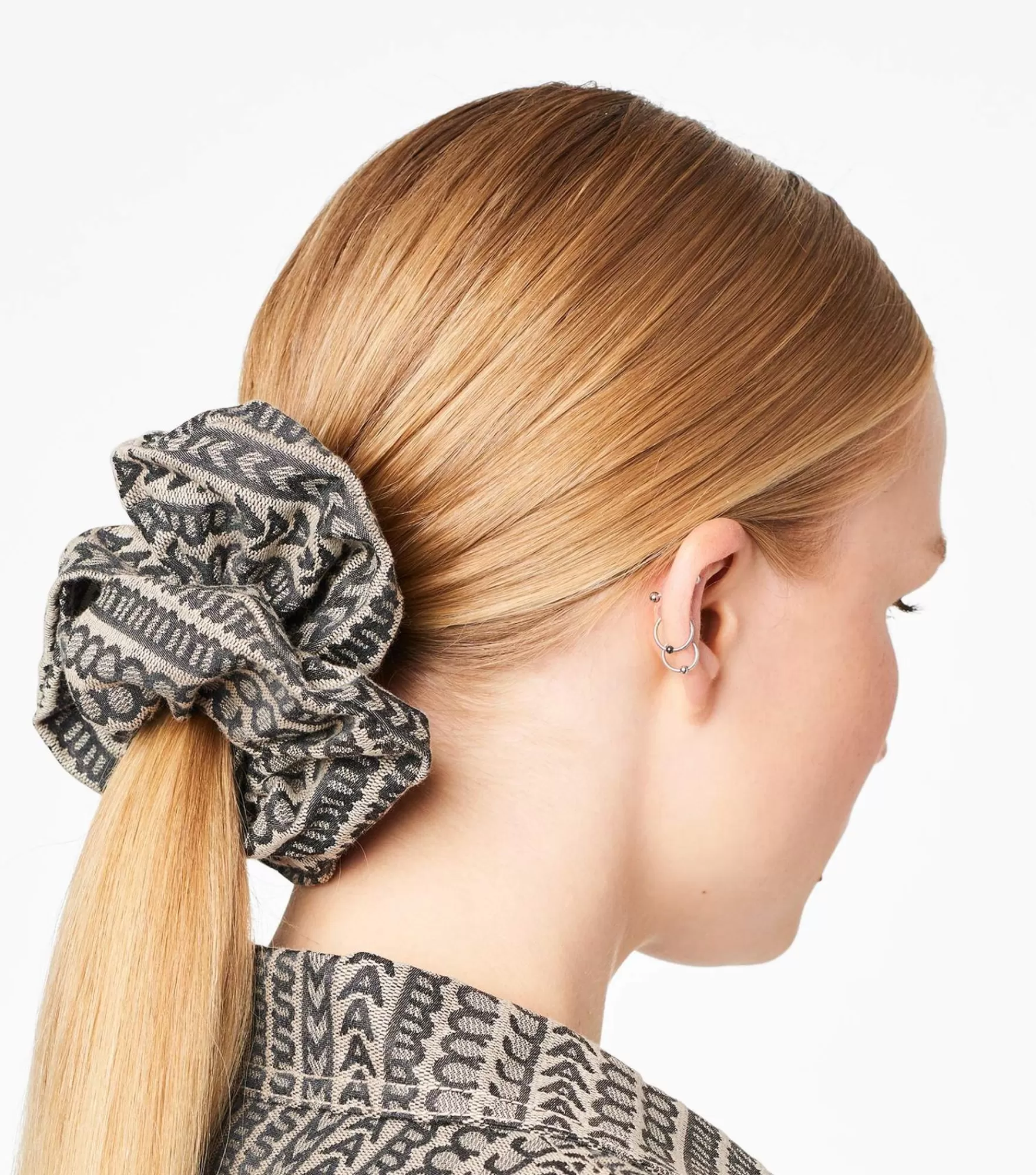 Marc Jacobs Hair Accessories<The Monogram Jacquard Scrunchie