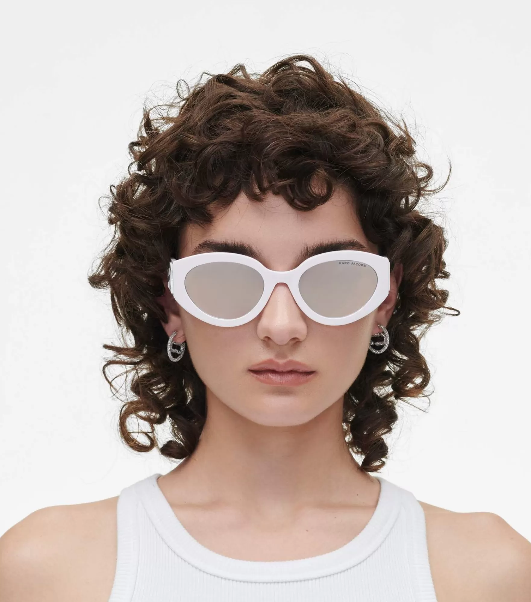 Marc Jacobs Sunglasses<The Oval Mirrored Sunglasses